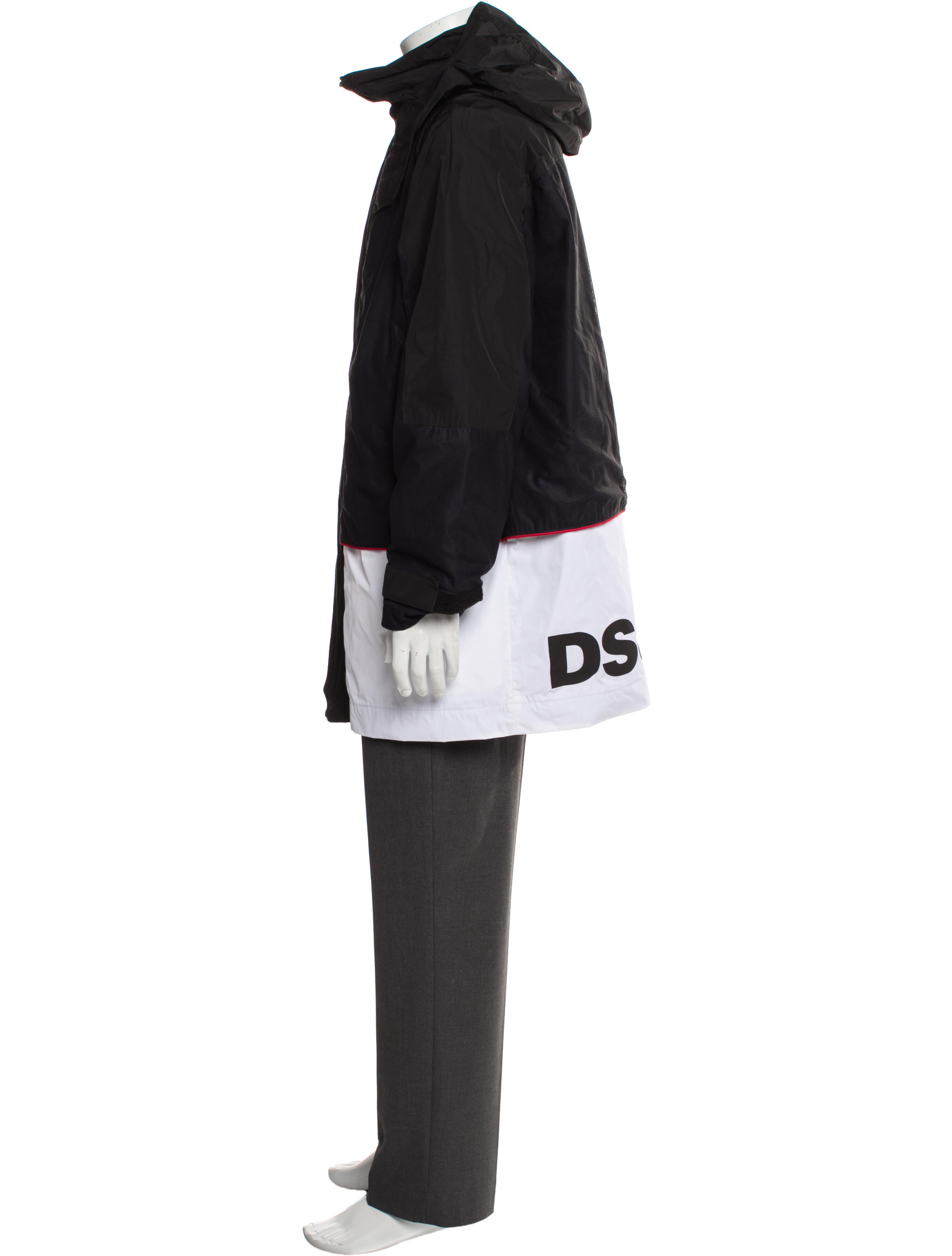 Dsquared² Colorblock Pattern Parka