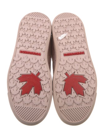 Dsquared² Suede Lasercut Accents Sneakers