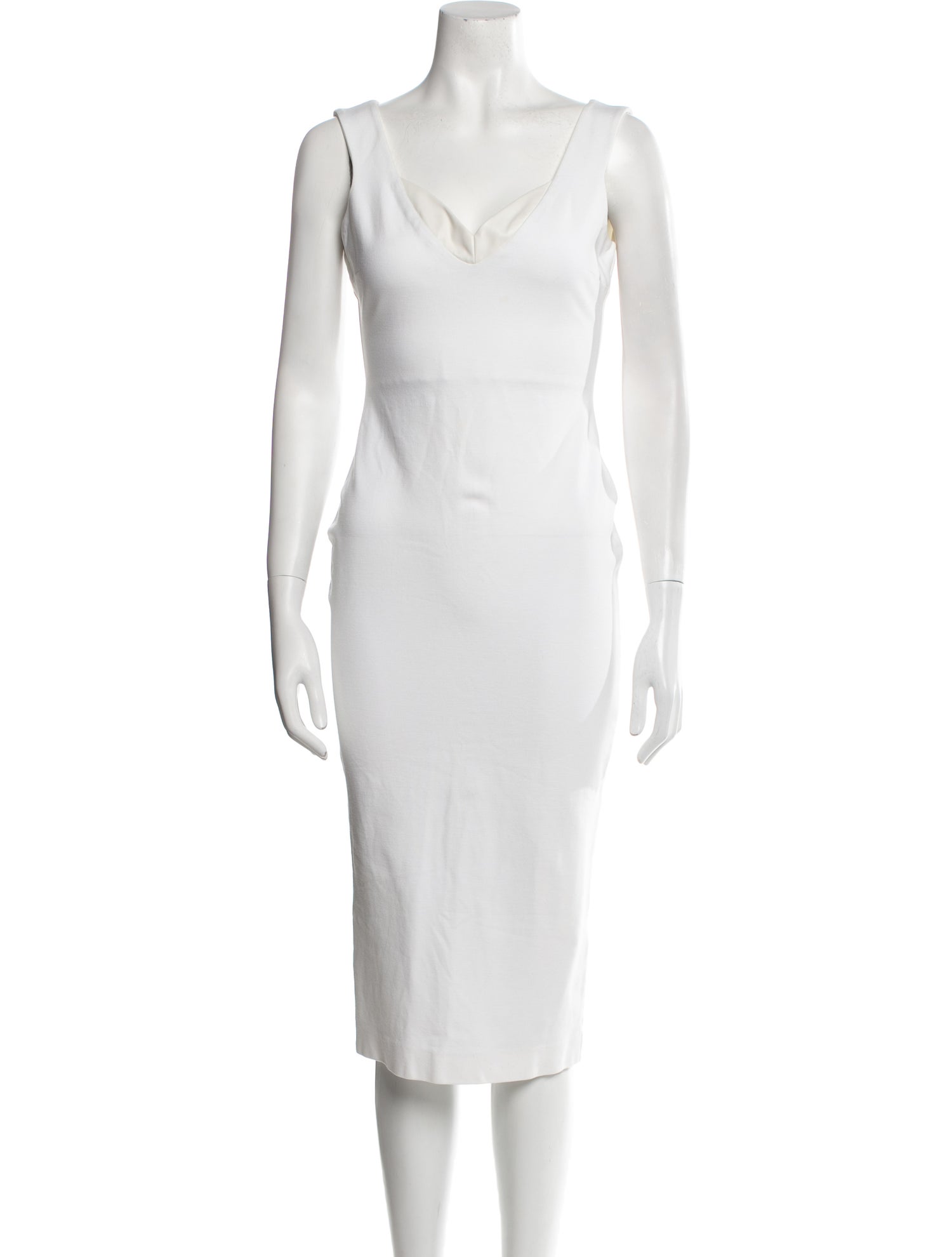 Dsquared² Cowl Neck Midi Length Dress