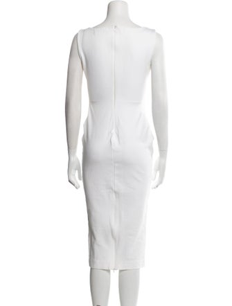 Dsquared² Cowl Neck Midi Length Dress