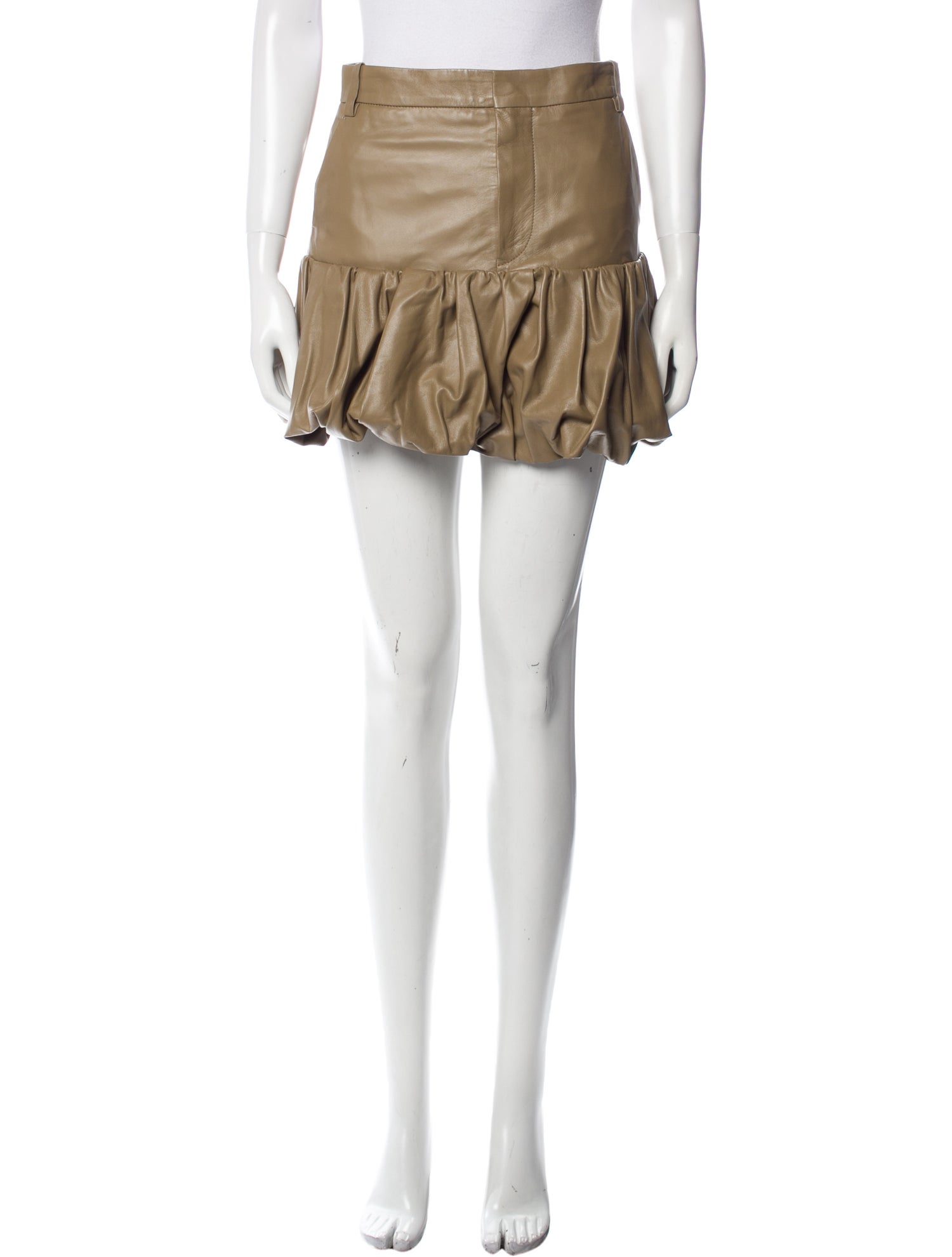 Dsquared² Leather Mini Skirt