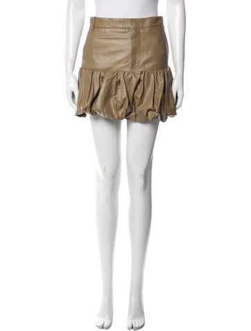 Dsquared² Skirts Leather Mini Skirt Us4, It40 | S