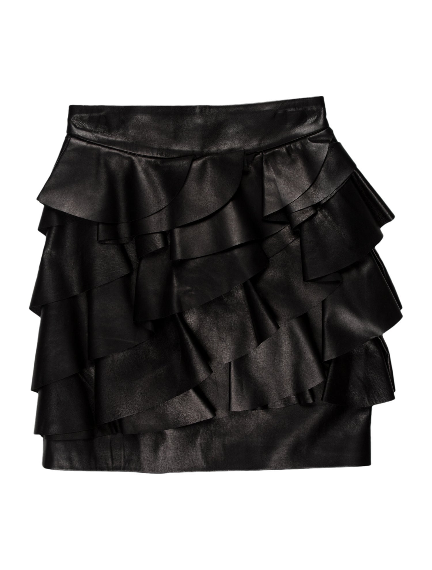 Dsquared² Leather Mini Skirt
