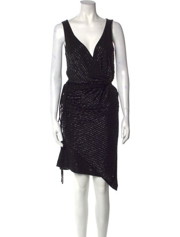 Dsquared² Dresses V-Neck Knee-Length Dress M