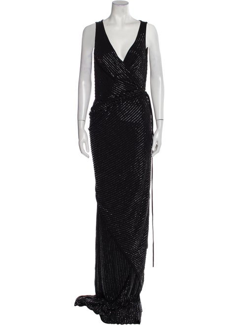 Dsquared² V-Neck Long Dress