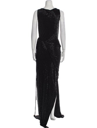 Dsquared² V-Neck Long Dress