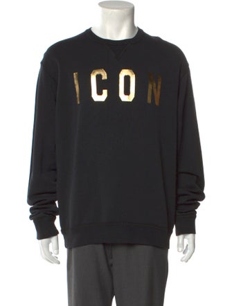 Dsquared² Graphic Print Crew Neck Sweatshirt