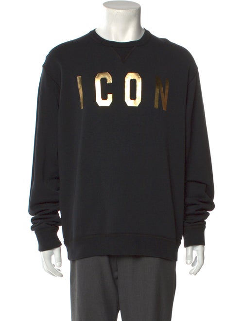 Dsquared² Graphic Print Crew Neck Sweatshirt