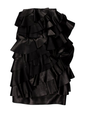 Dsquared² Dresses Leather Mini Dress Us0, It36 | XS