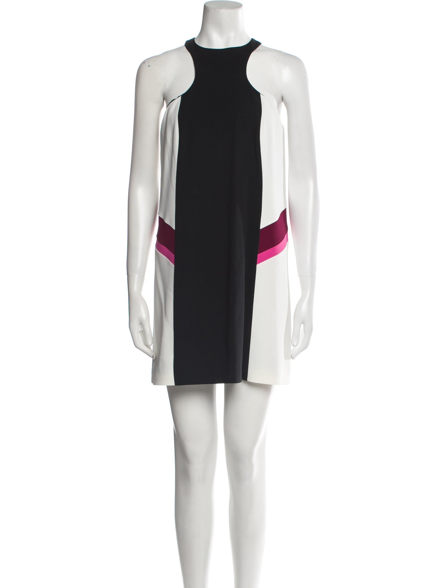 Dsquared² Colorblock Pattern Mini Dress