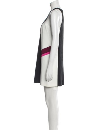 Dsquared² Colorblock Pattern Mini Dress