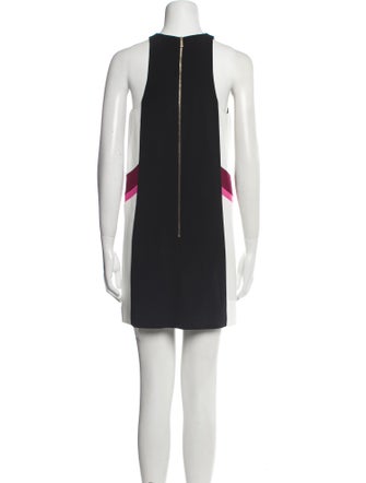 Dsquared² Colorblock Pattern Mini Dress