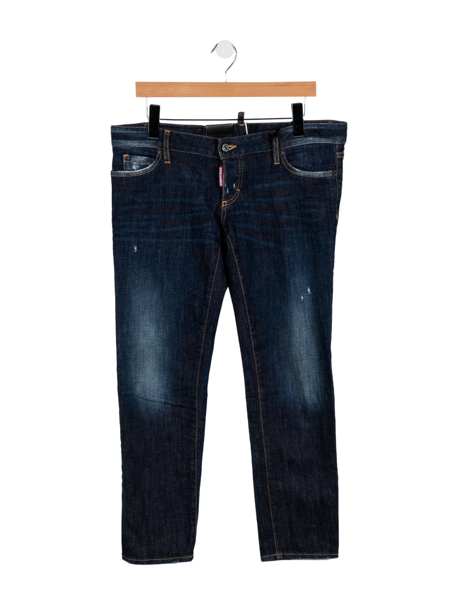 Dsquared² Low-Rise Straight Leg Jeans w/ Tags