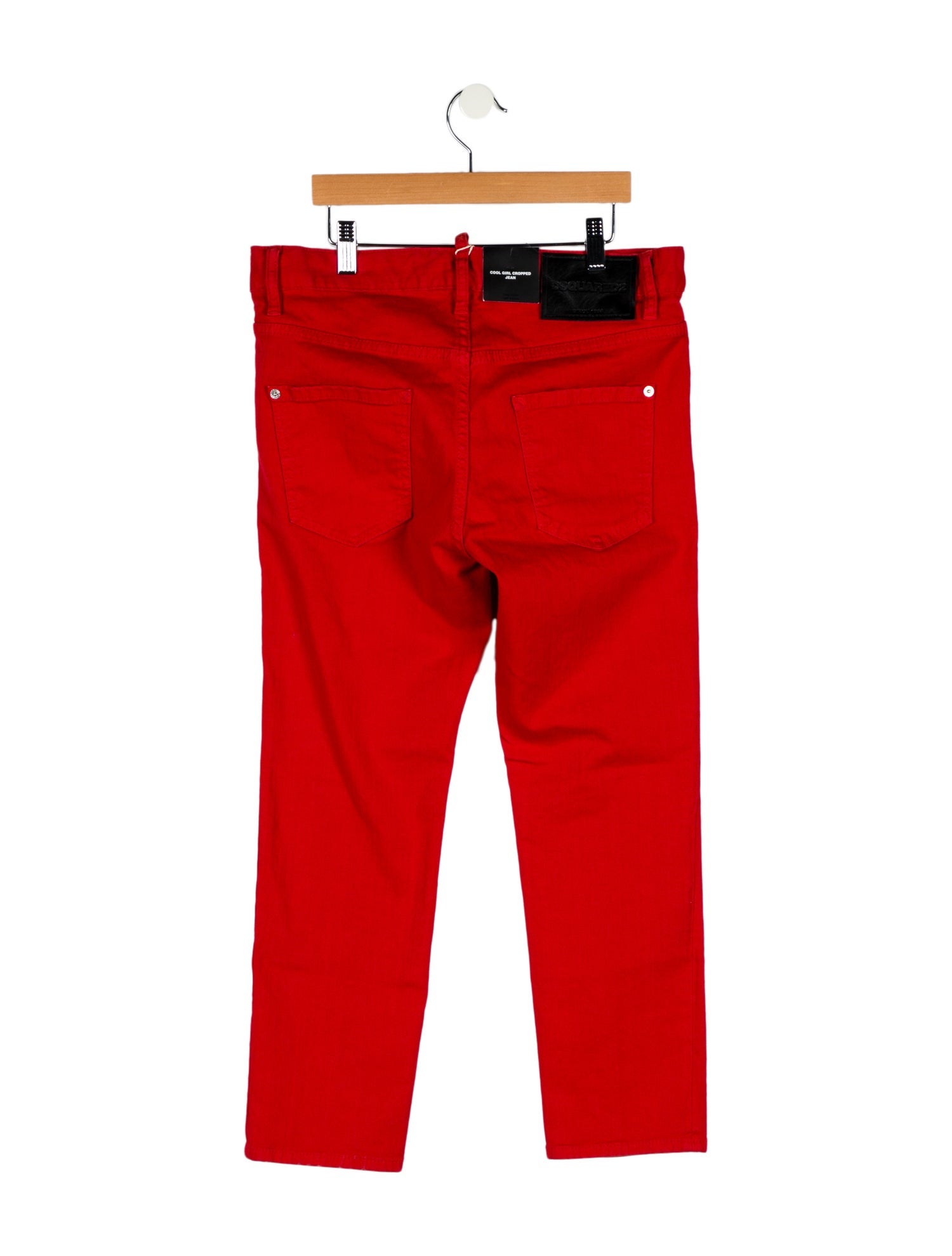 Dsquared² Mid-Rise Straight Leg Jeans