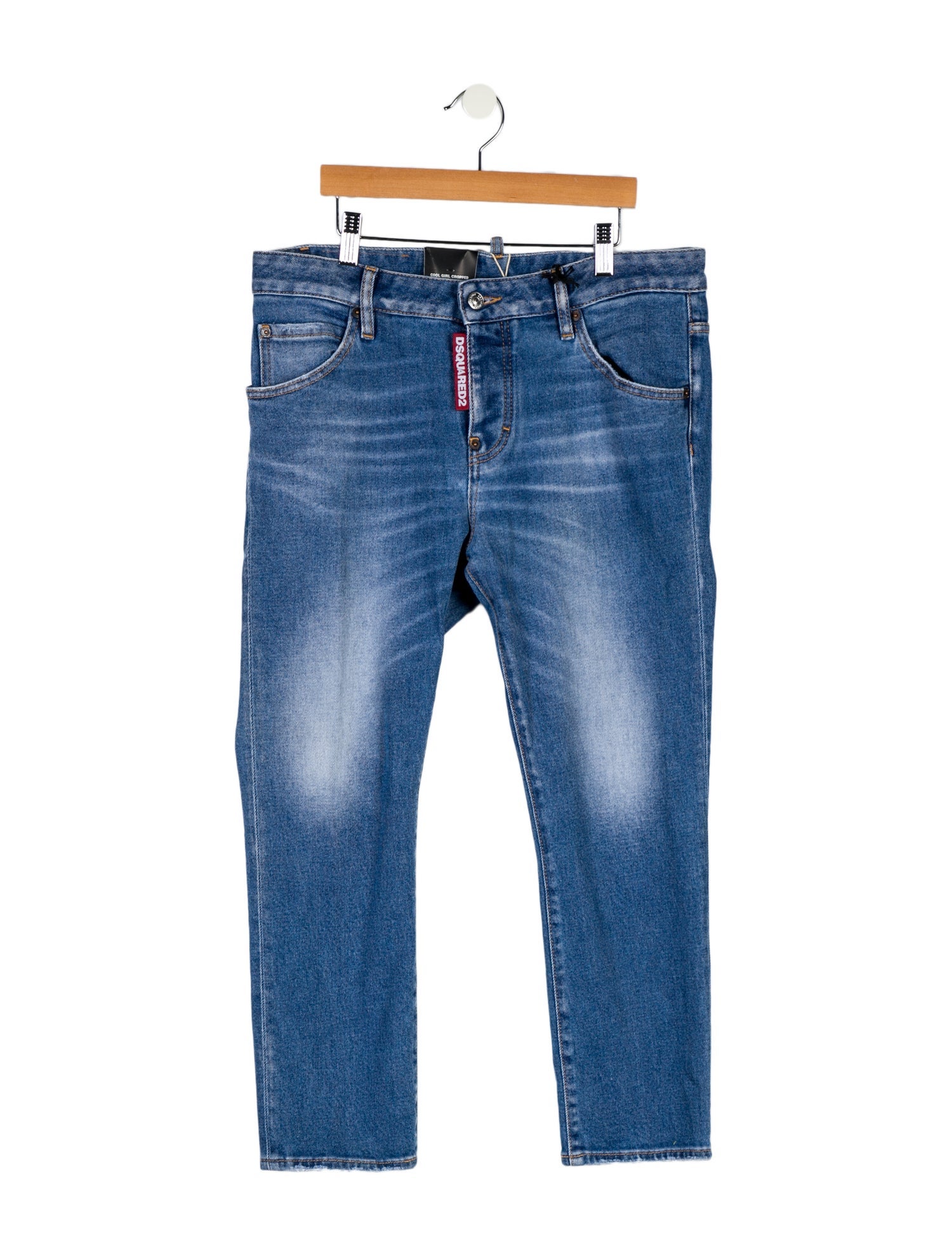 Dsquared² Mid-Rise Straight Leg Jeans w/ Tags