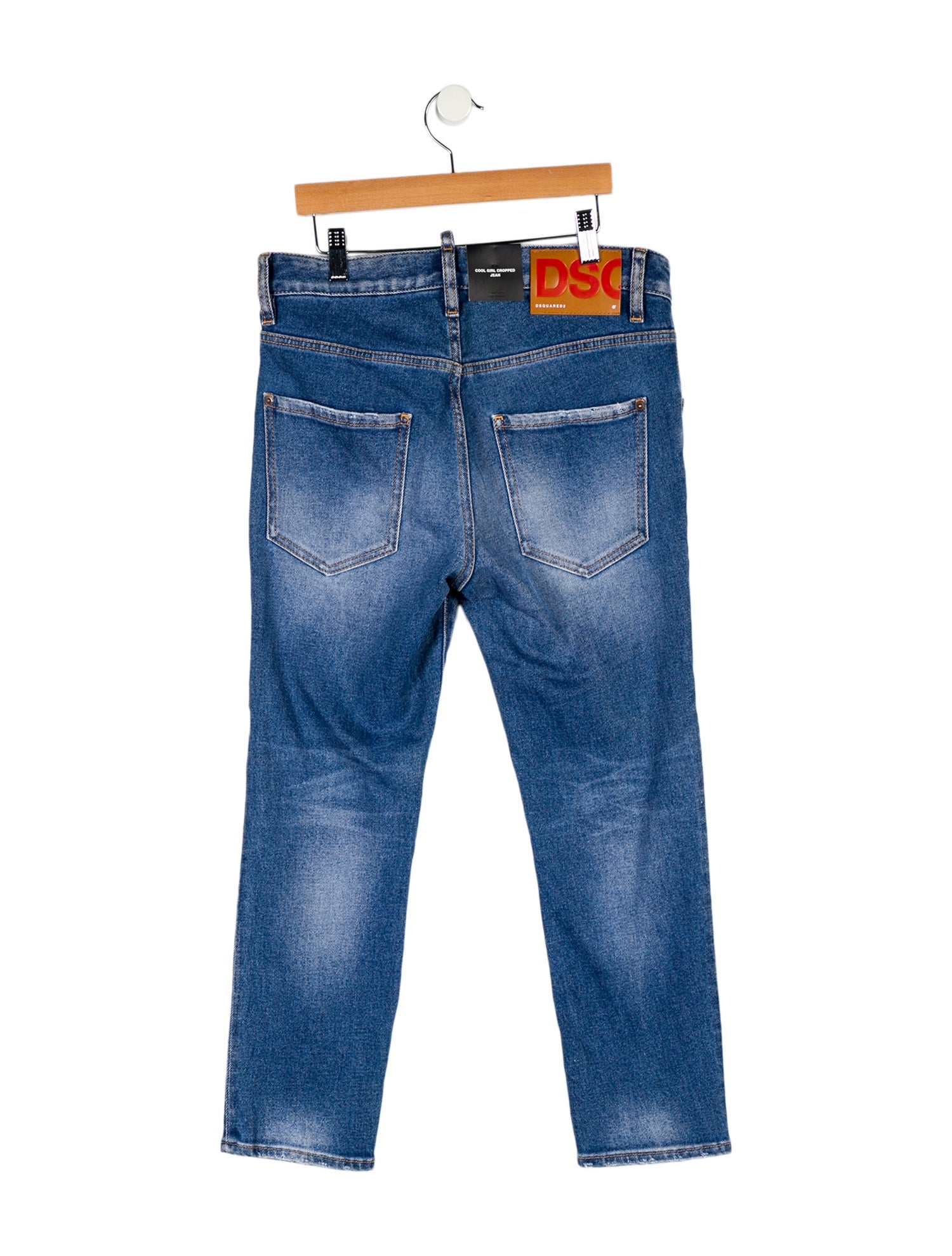 Dsquared² Mid-Rise Straight Leg Jeans w/ Tags