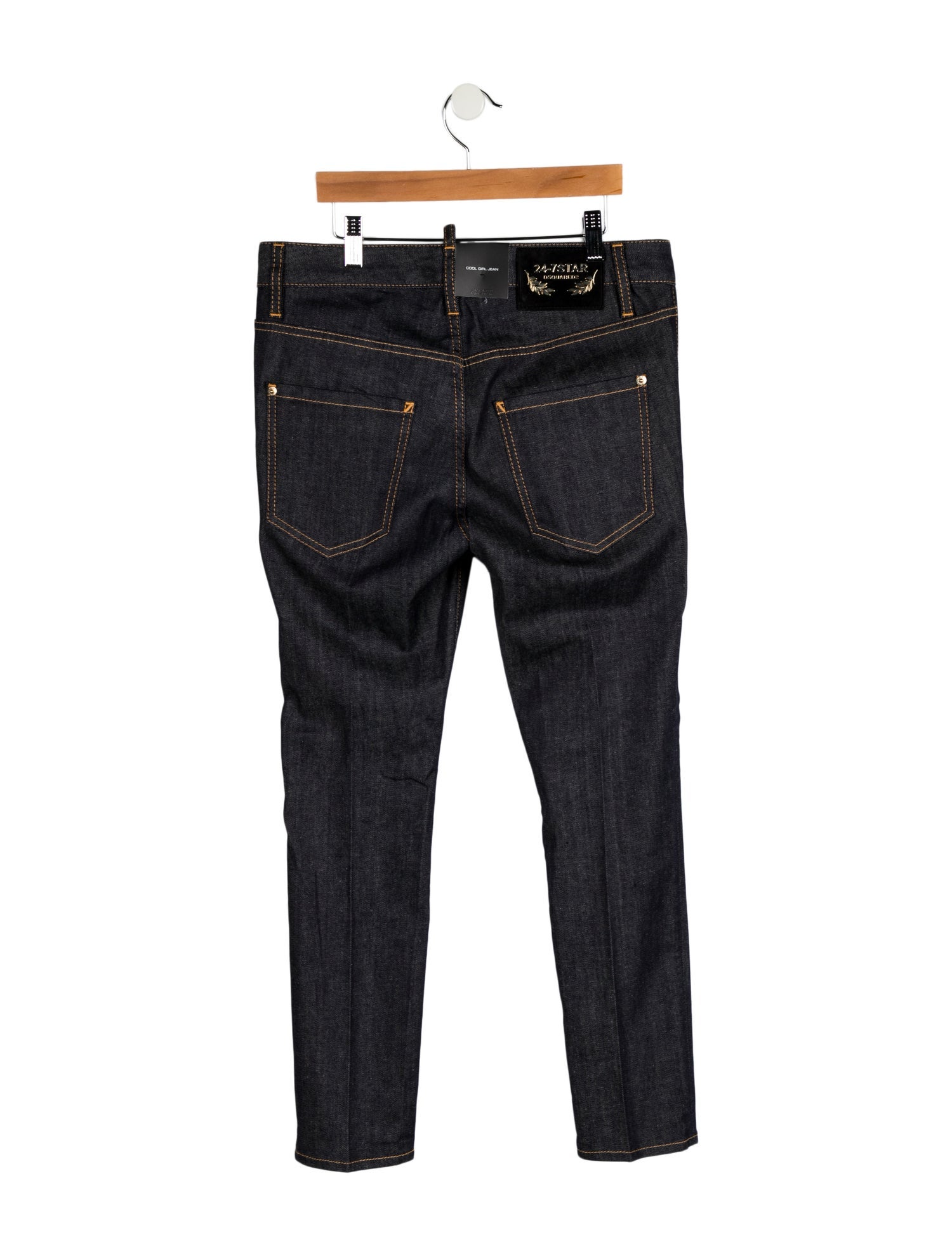 Dsquared² High-Rise Straight Leg Jeans