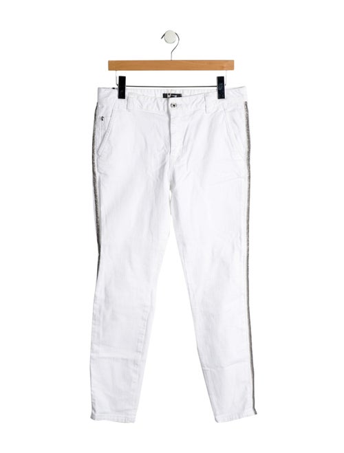 Dsquared² Mid-Rise Straight Leg Jeans