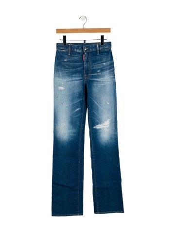 Dsquared² Jeans Mid-Rise Wide Leg Us2, It38 | XS