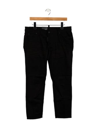 Dsquared² Low-Rise Straight Leg Jeans