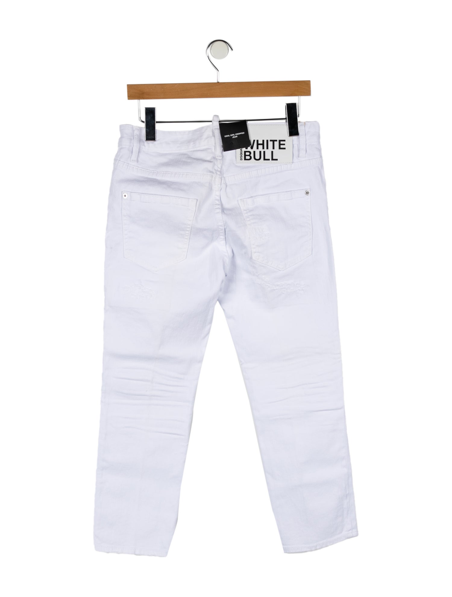 Dsquared² Mid-Rise Straight Leg Jeans