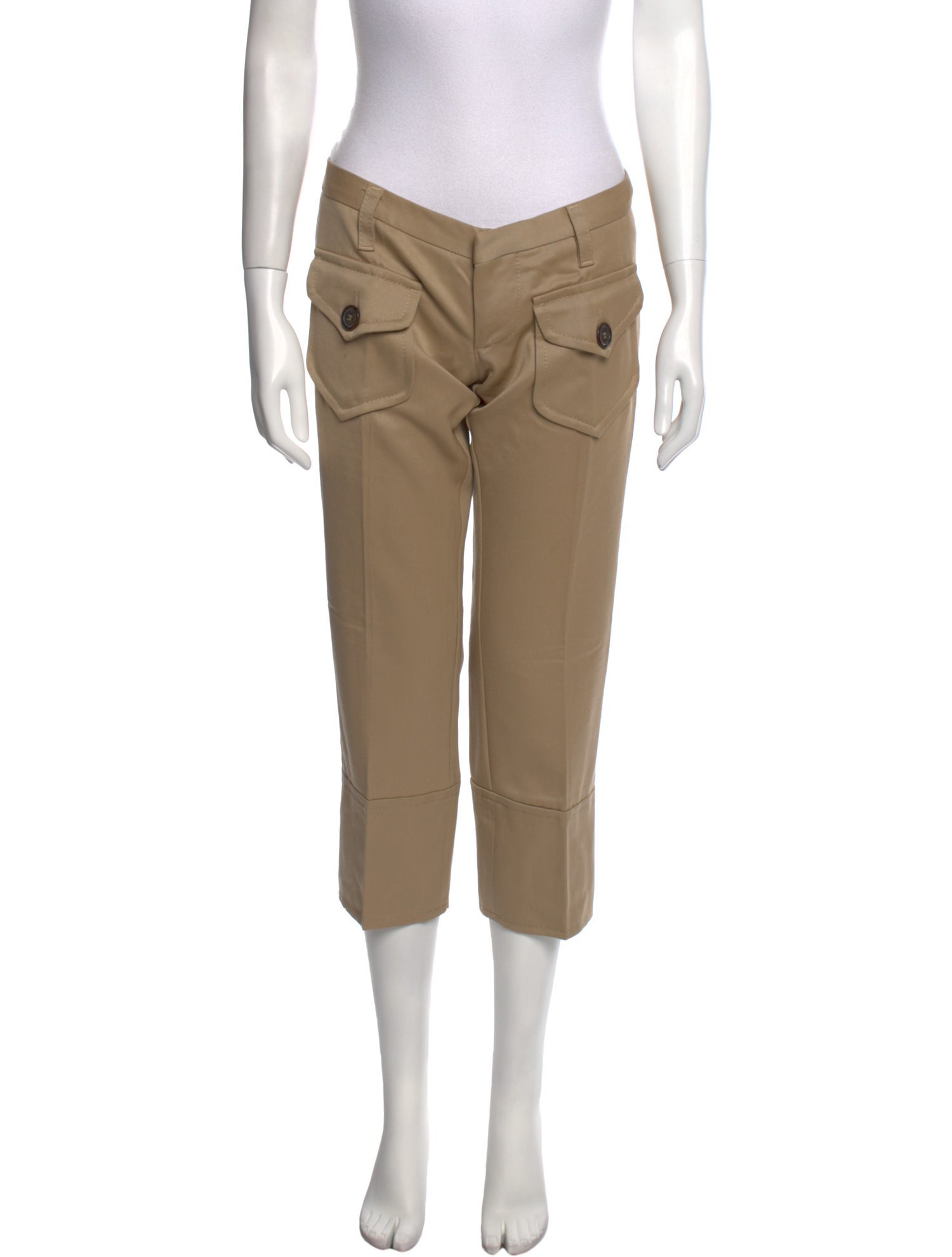 Dsquared² Wool Straight Leg Pants