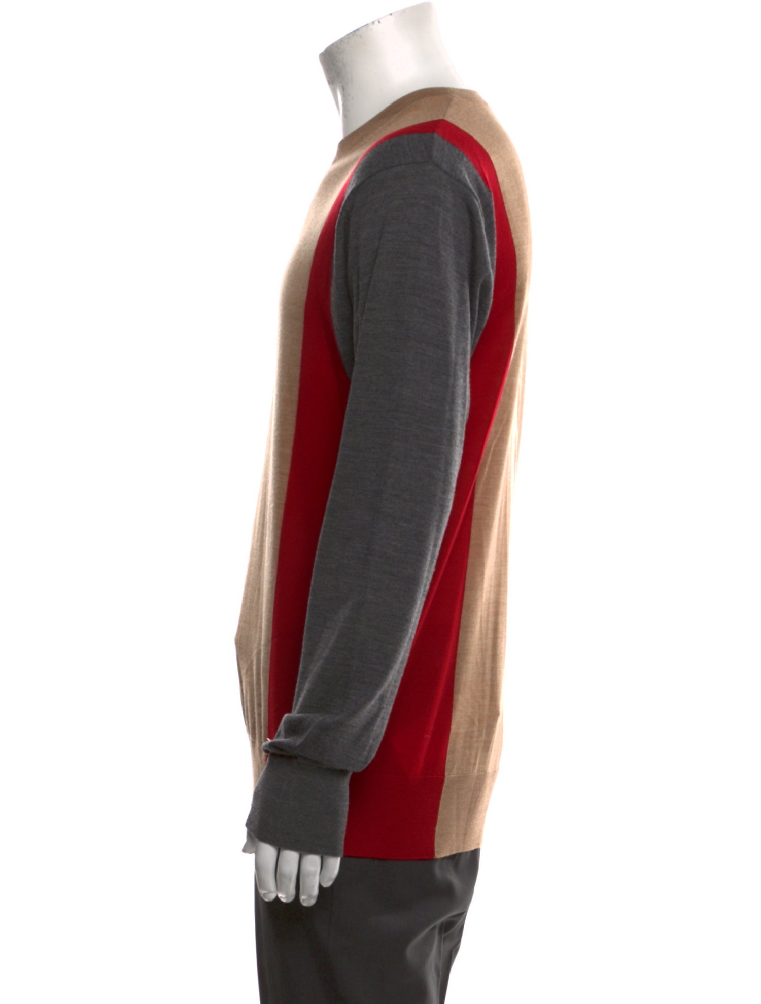 Dsquared² Colorblock Pattern Crew Neck Pullover