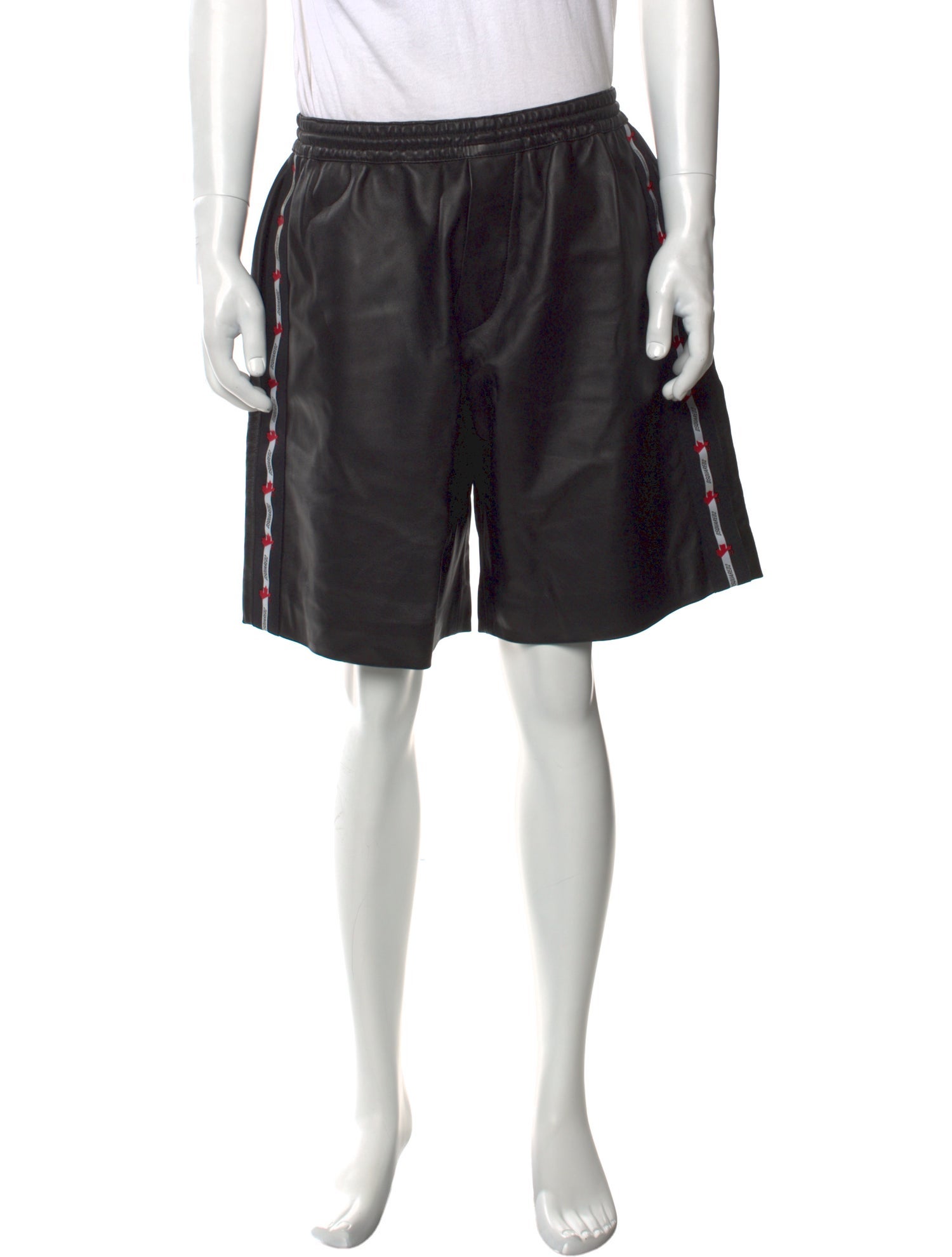 Dsquared² Leather Jogger Shorts