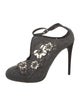 Dsquared² Tweed Crystal Embellishments Pumps