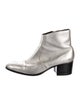 Dsquared² Leather Crystal Embellishments Boots
