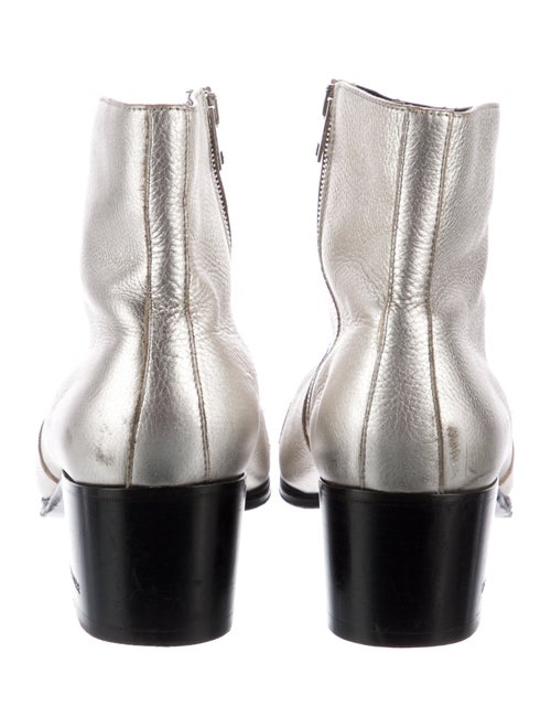 Dsquared² Leather Crystal Embellishments Boots