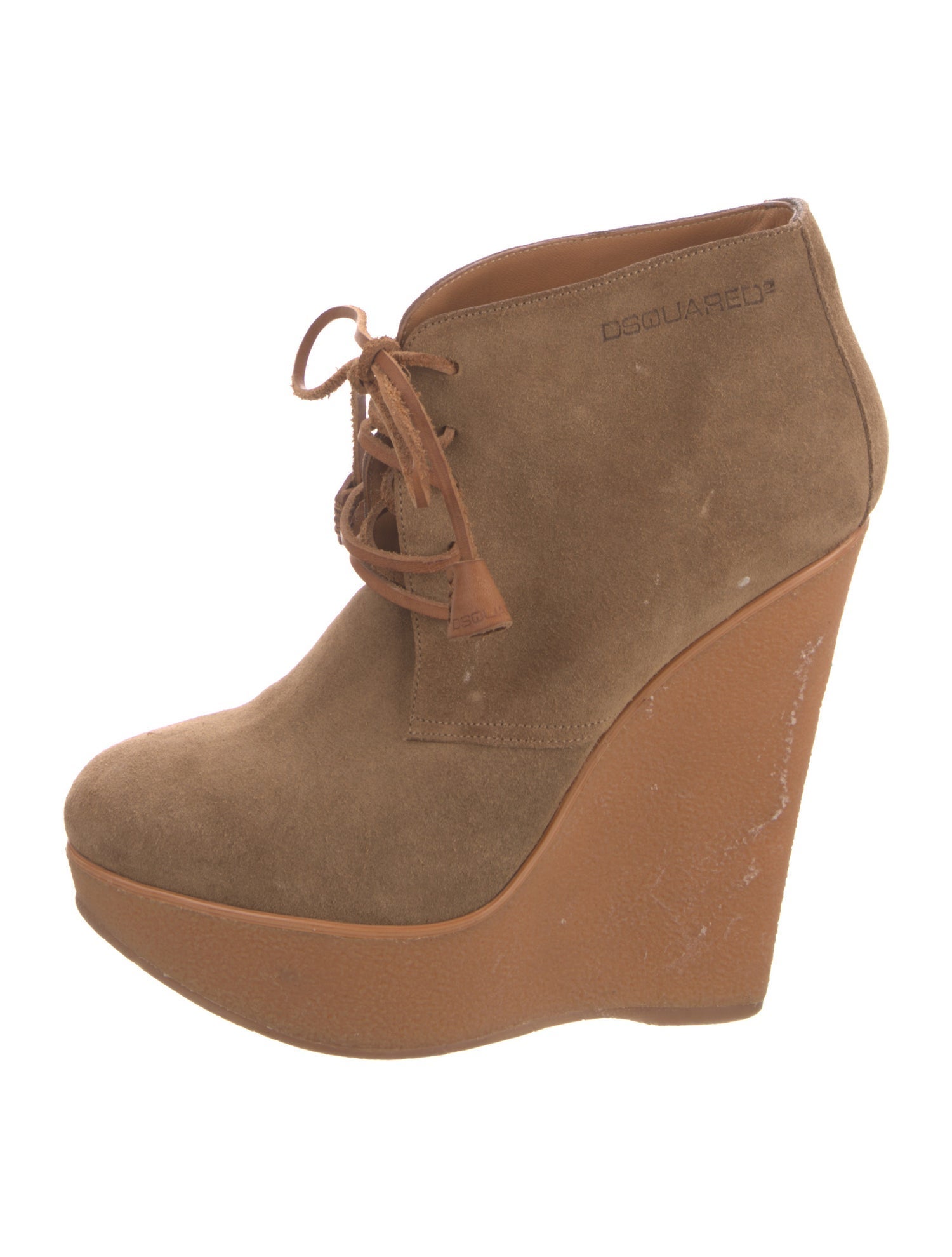 Dsquared² Suede Lace-Up Boots