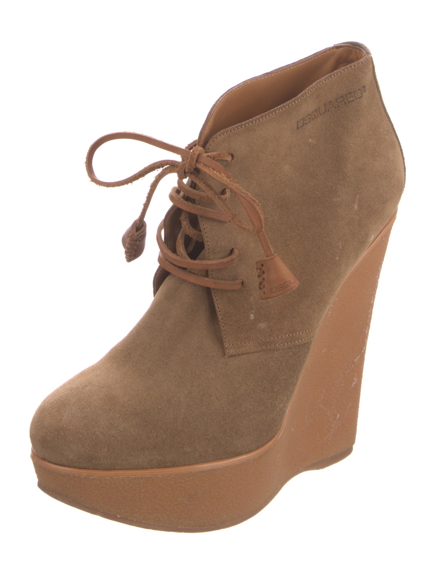 Dsquared² Suede Lace-Up Boots