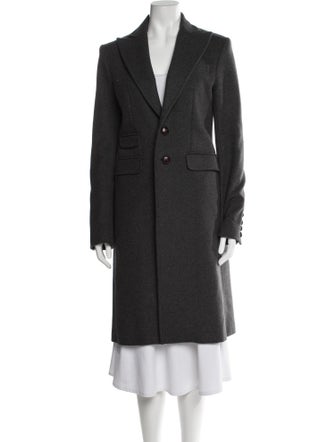 Dsquared² Wool Fur Coat