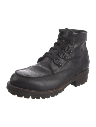 Dsquared² Leather Lace-Up Boots