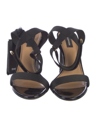 Dsquared² Canvas Slingback Sandals