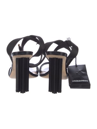 Dsquared² Canvas Slingback Sandals