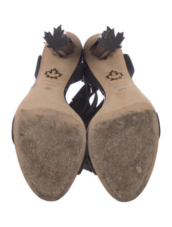 Dsquared² Canvas Slingback Sandals