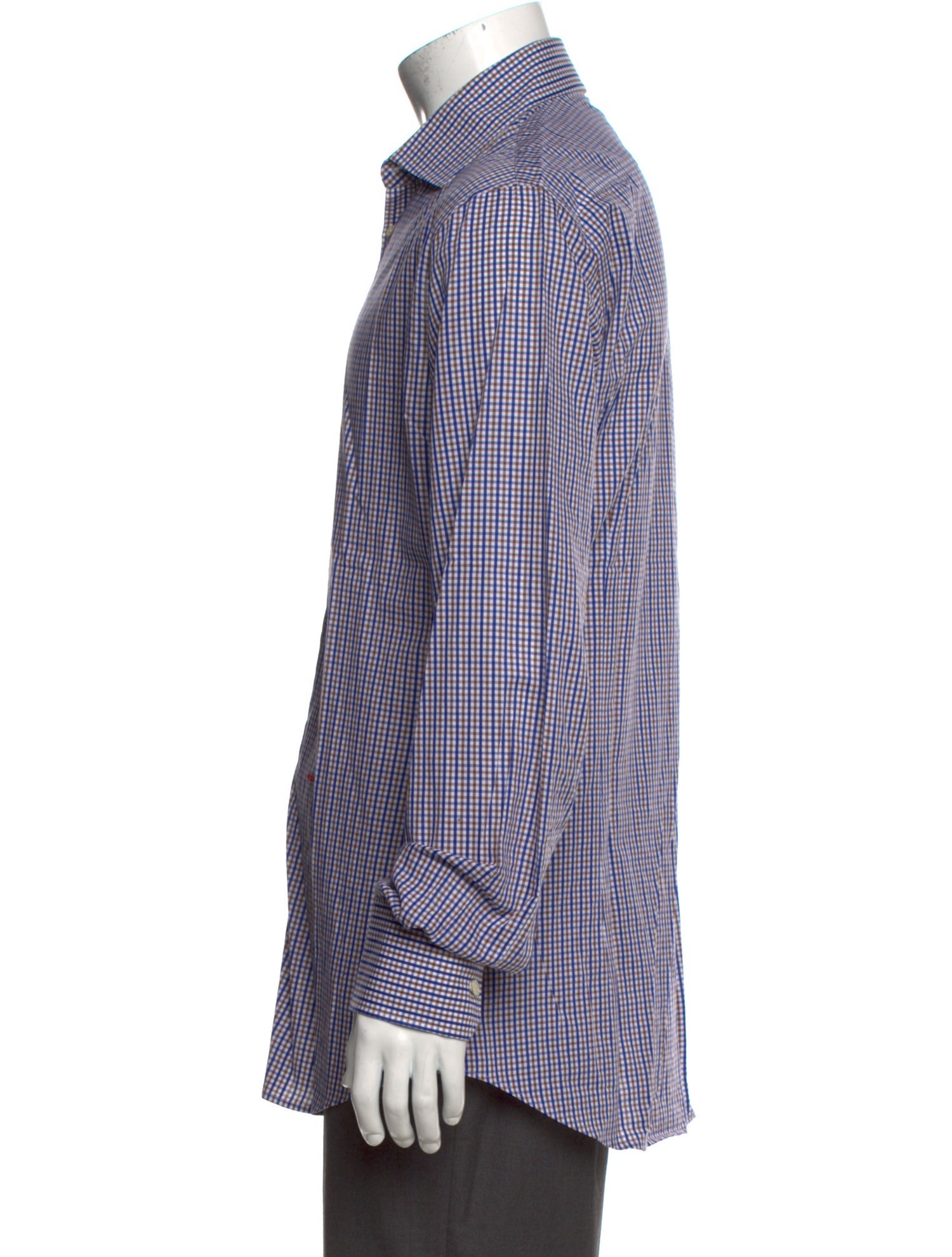 Dsquared² Plaid Print Long Sleeve Dress Shirt