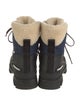 Dsquared² Leather Fur Trim Hiking Boots
