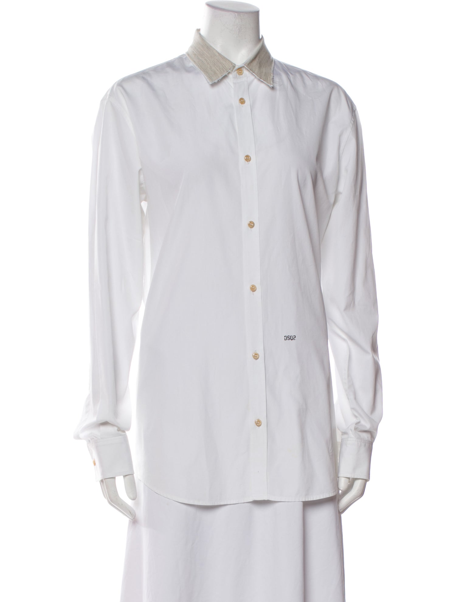 Dsquared² Long Sleeve Button-Up Top