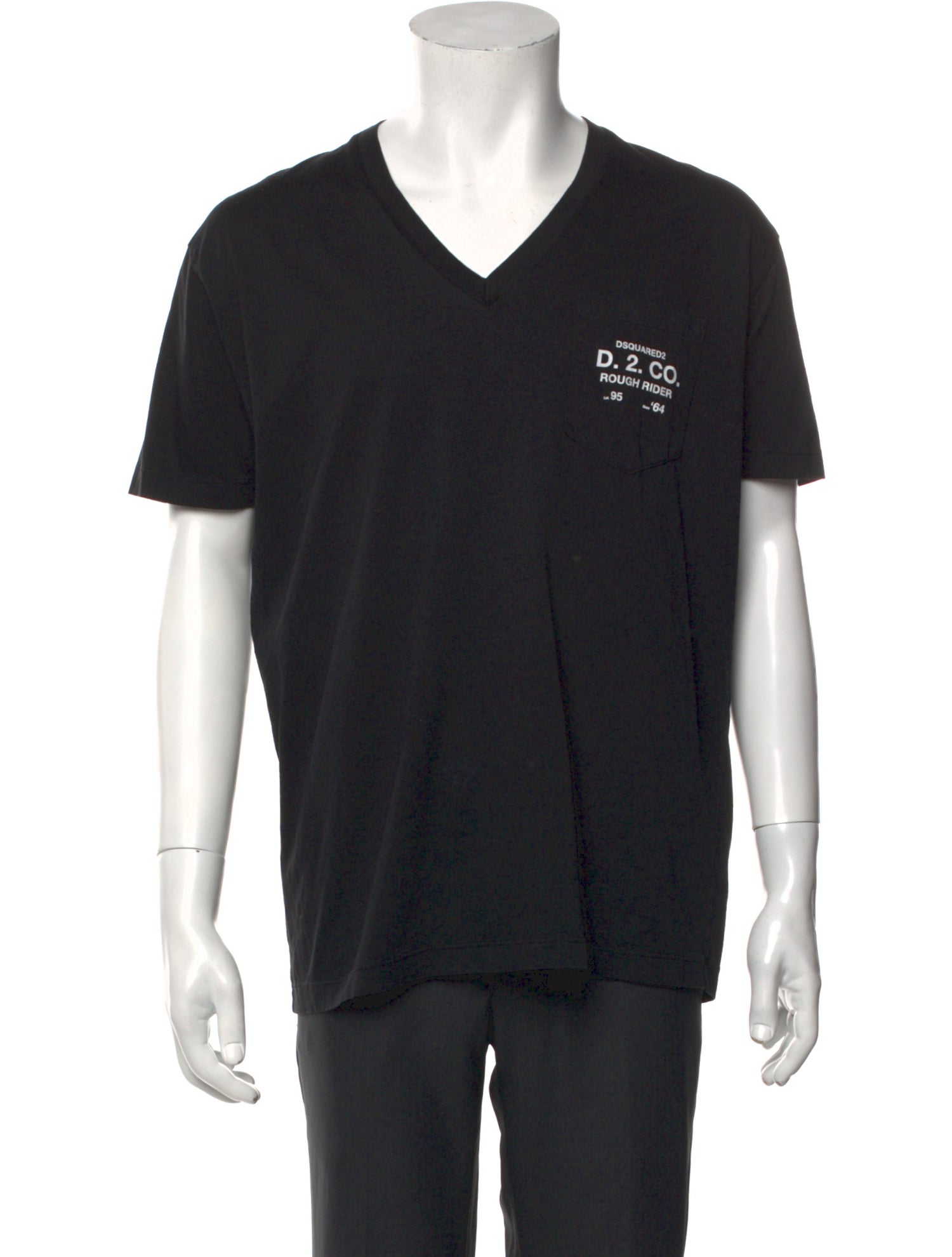 Dsquared² Graphic Print V-Neck T-Shirt