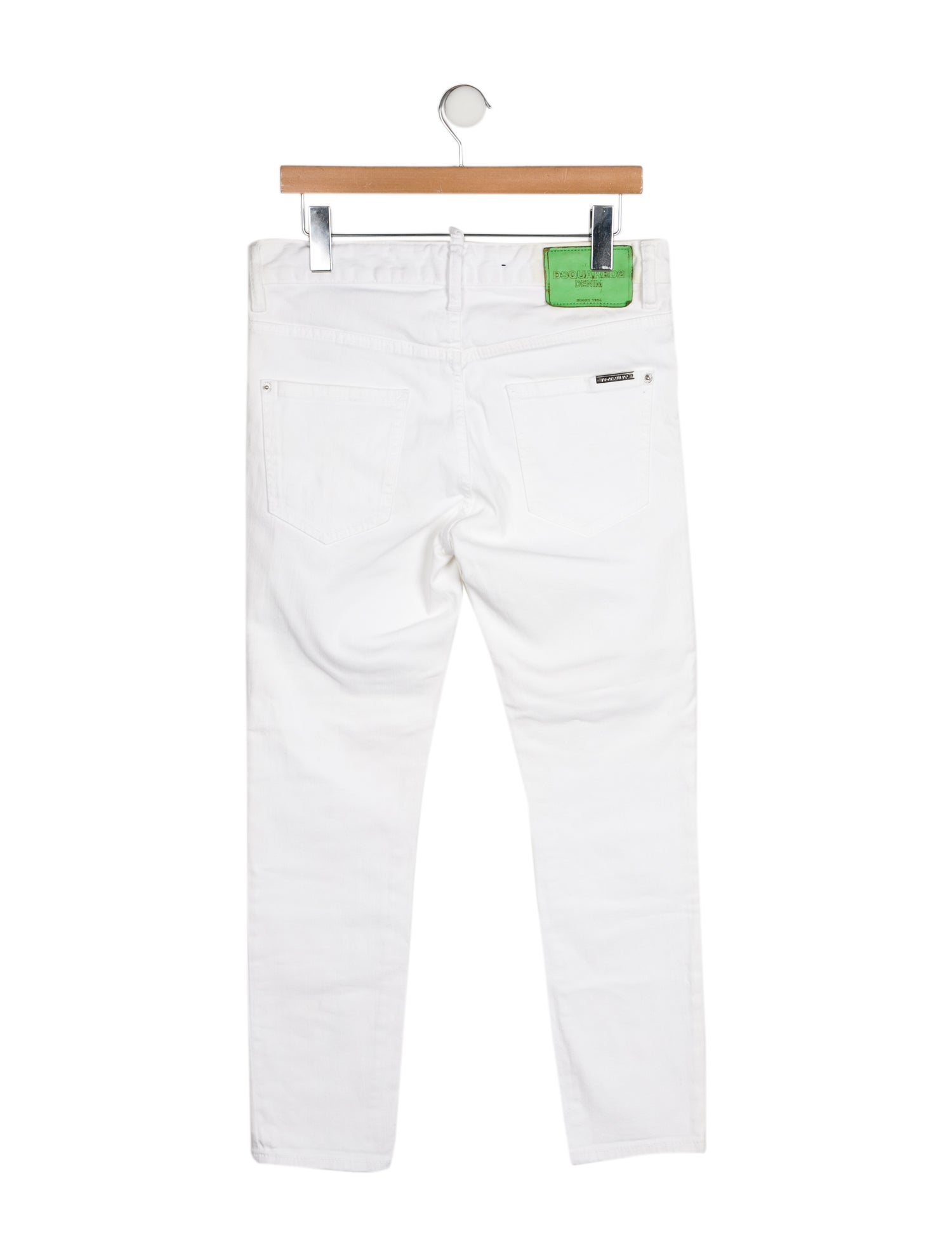 Dsquared² Mid-Rise Straight Leg Jeans