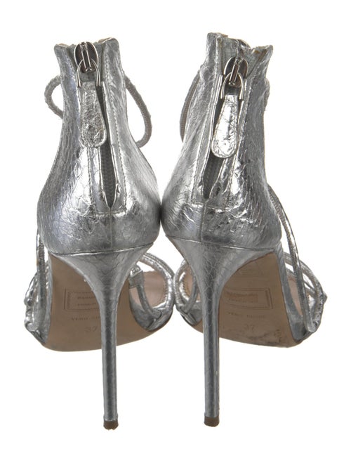 Dsquared² Leather T-Strap Sandals