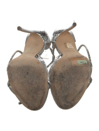 Dsquared² Leather T-Strap Sandals