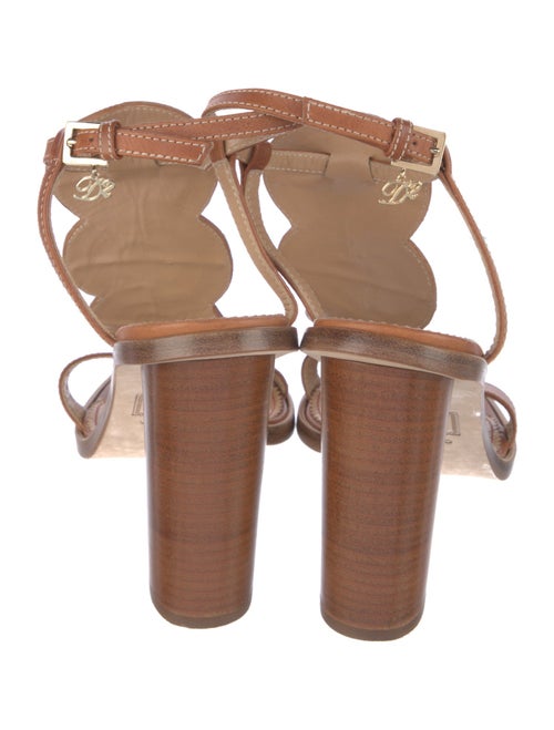 Dsquared² Leather T-Strap Sandals