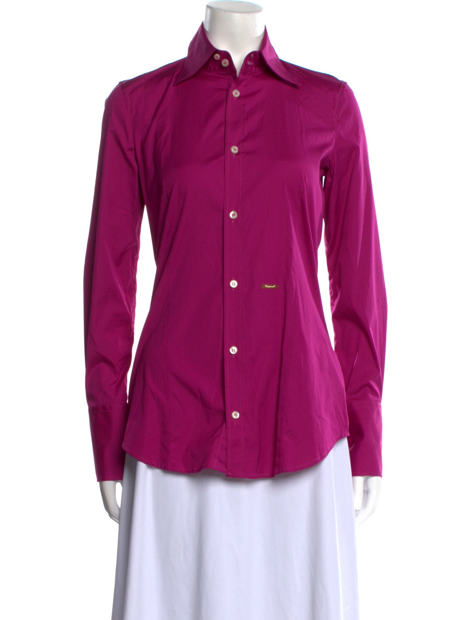 Dsquared² Long Sleeve Button-Up Top