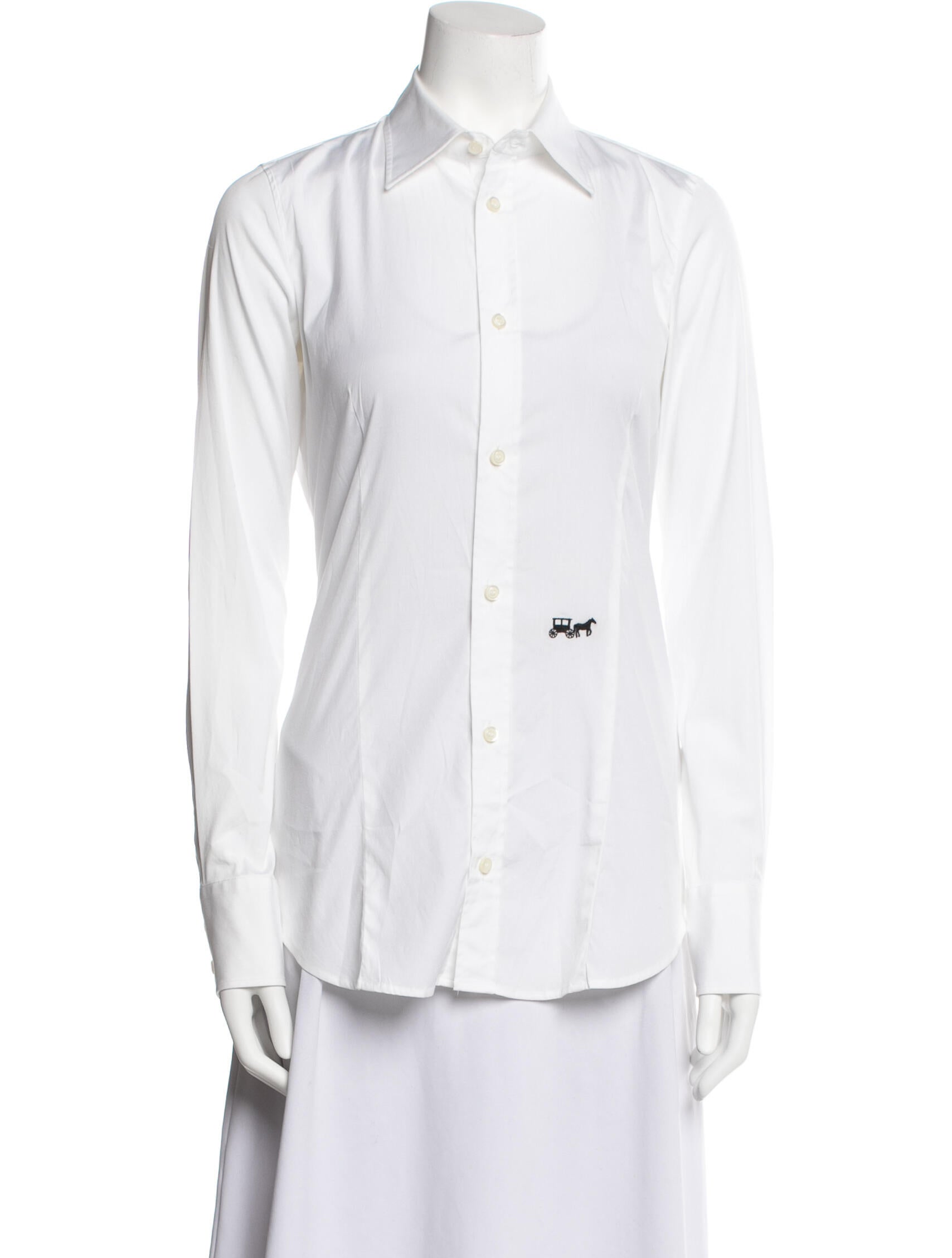 Dsquared² Long Sleeve Button-Up Top