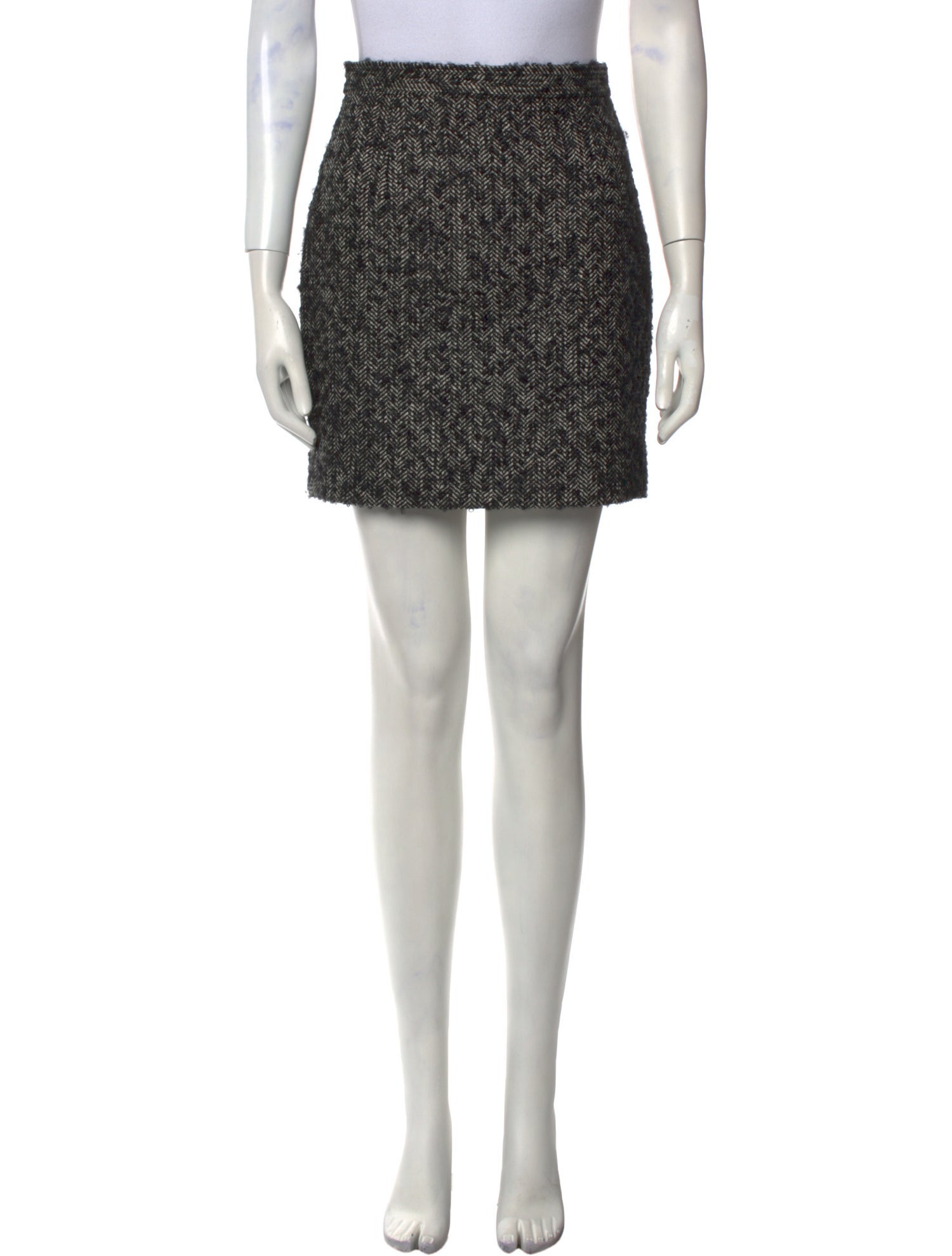 Dsquared² Virgin Wool Mini Skirt