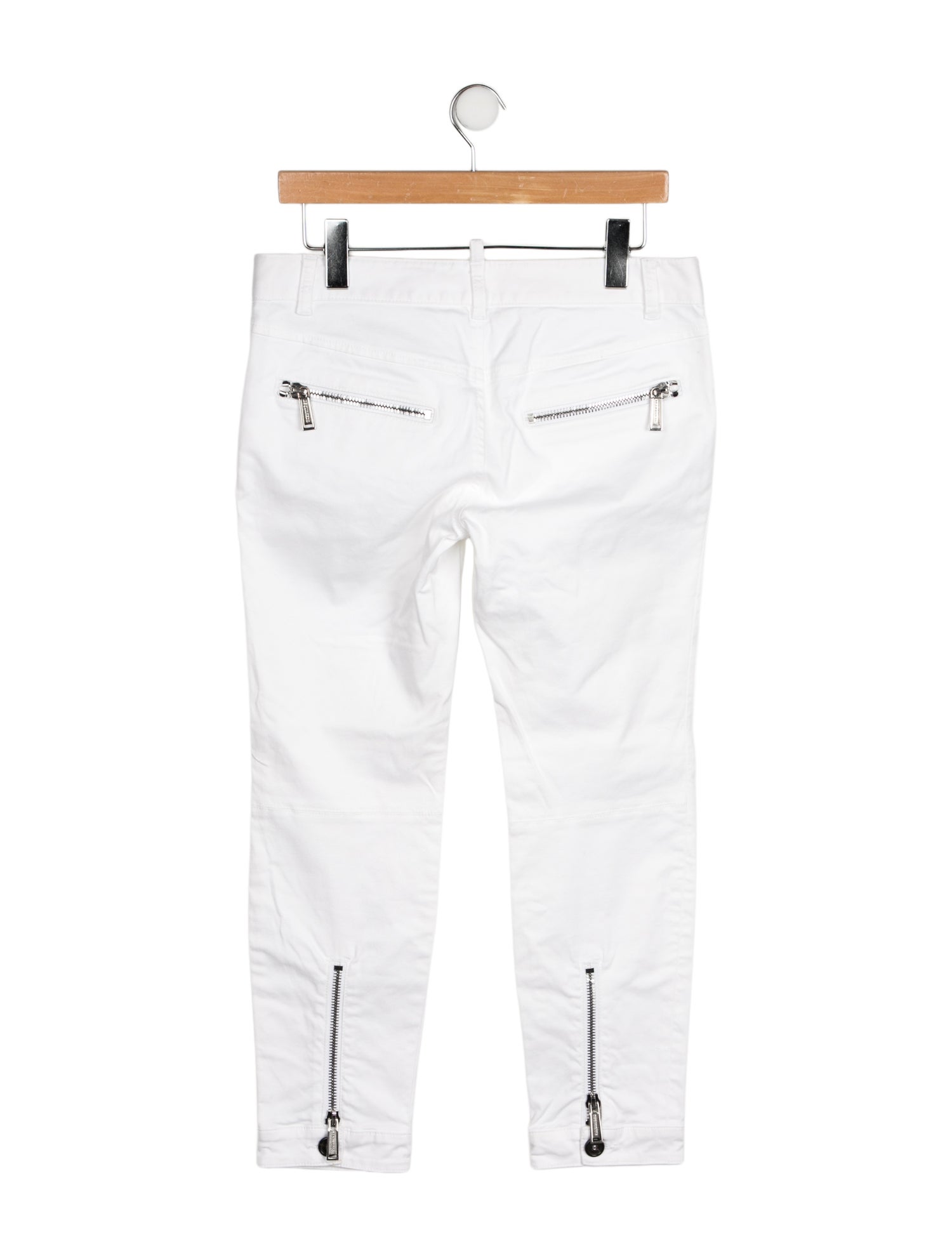 Dsquared² Mid-Rise Straight Leg Jeans